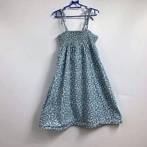 Tea Collection Girls Mondo Acquatico‎ Shoulder Tie Sundress Dress Size 5